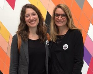 Natalie Milbrodt (Queens Public Library) and Molly Rosner (LaGuardia and Wagner Archives)