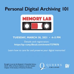 Personal Digital Archiving 101