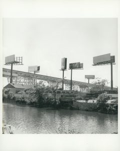 Anders Goldfarb, Dutch Kills looking South from Hunters Point Avenue Bridge, August 2001.