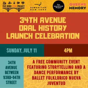 34th avenue oral history launch celebration